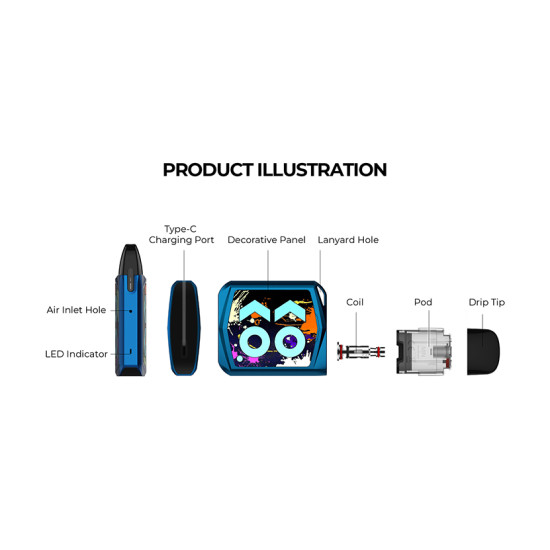 Uwell Caliburn Koko Prime Kit Uwell Caliburn Koko Prime Kit