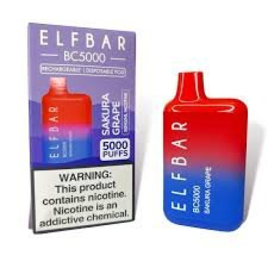 Elf Bar BC5000 Grape Elf Bar BC5000 Grape