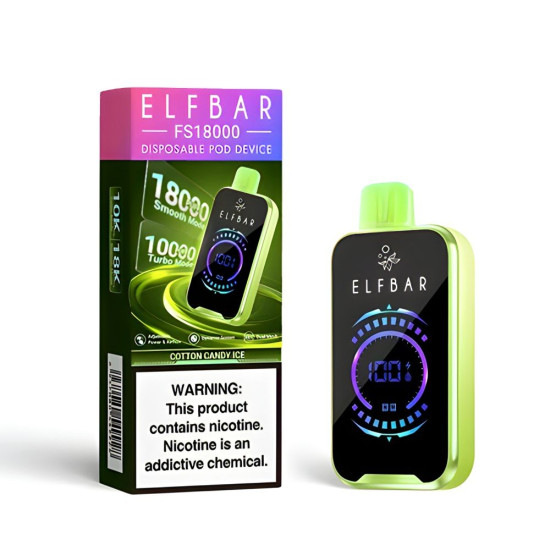 Elf bar FC Disposable 18000 puffs Cotton Candy Ice Elf bar FC Disposable 18000 puffs Cotton Candy Ice