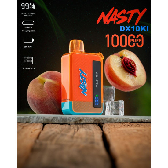 Nasty Bar 10000 Puffs Peach Ice Nasty Bar 10000 Puffs Peach Ice