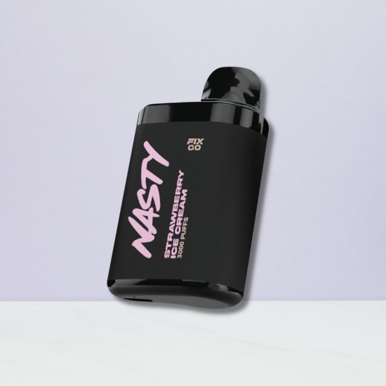 Nasty disposable Fix Go 3000 puffs Strawberry Ice cream Nasty disposable Fix Go 3000 puffs Strawberry Ice cream