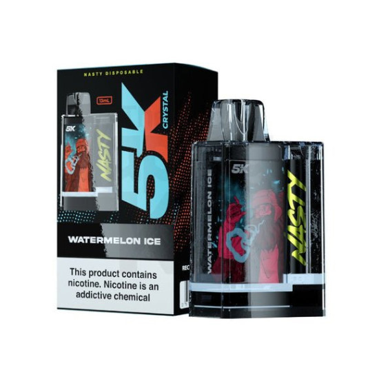 NASTY Crystal Disposable 5000 Puffs Watermelon ice