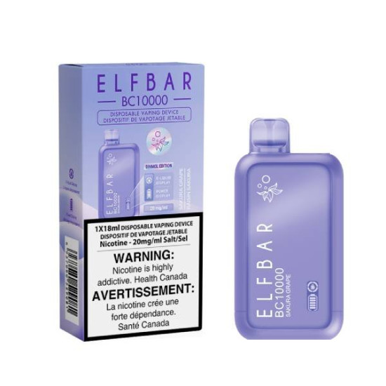 Elf bar BC10000 disposable sakura grape Elf bar BC10000 disposable sakura grape