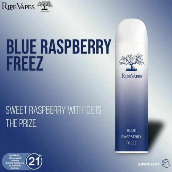 Palm Ripe Vapes Blue Raspberry Freez Palm Ripe Vapes Blue Raspberry Freez