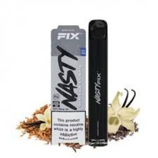 Nasty Air fix 675 puffs vanilla cuban Nasty Air fix 675 puffs vanilla cuban