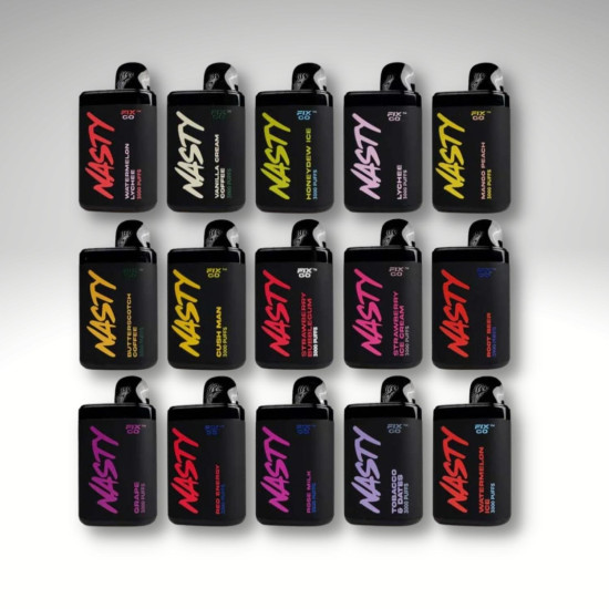 Nasty disposable Fix Go 3000 puffs red energy